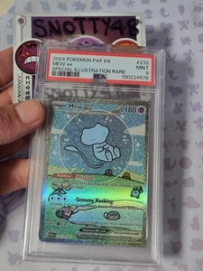 Mew EX 232/091 PSA 9 Paldea Fates Special Illustration Rare Pokemon Card - Picture 1 of 13