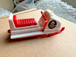 Rare Vintage 1970 TootsieToy Plastic Snow Cat Snowmobile Sled Artic- Hong Kong - Picture 1 of 4