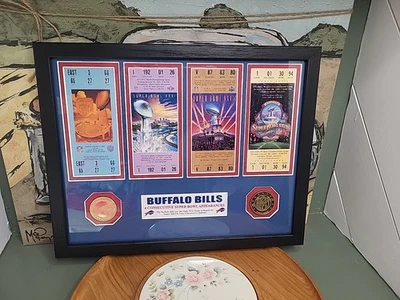 水牛比尔超级碗外观票币照片完好 — 第 1/4 张图片