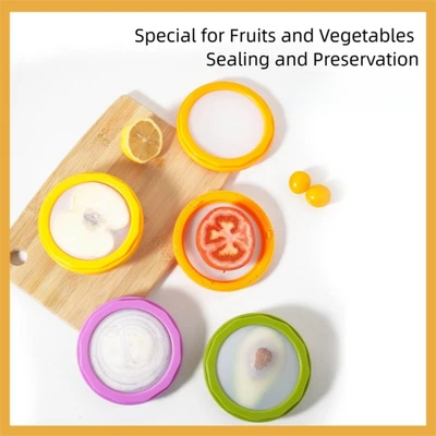 Mini Fruit Storage Box Sealed Film Preservation Box  for Avocado Onion - Image 1 of 4