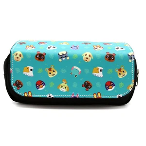 Animal Crossing - Characters Pattern Travel Bag NEW Clutch Wallet Pencil Case - Picture 1 of 3