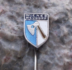 Antique Wiener Neudorf Austria Austrian City Coat of Arms Crest Pin Badge - Picture 1 of 2