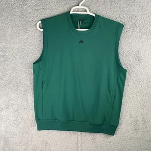 Neu Adidas Golf Go-To Crest Grafik Weste Herren Größe Small College grün IN6488 - Bild 1 von 7