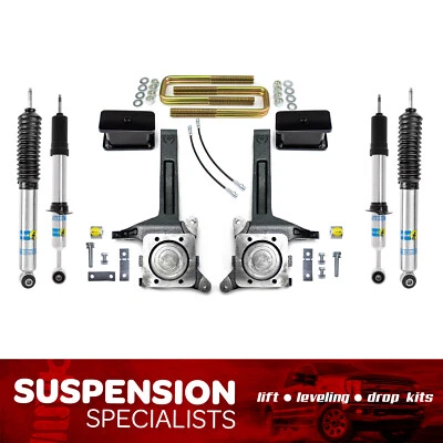 6"/4" Leveling Lift Kit For 2007-2018 Toyota Tundra 2WD w/ Bilstein Shocks Foto 1 de 4