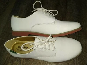 Eastland Bucksport Women's Casual Oxford Shoe Size 9.5M white leather 3949-13 - Picture 1 of 4