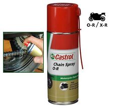 Lubrificante spray rapido sintetico catena moto o-ring/x-ring Castrol spray o-r