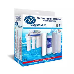 Pack de 4 Filtros Osmosis Inversa. Filtros Estándar. Bbagua. - Imagen 1 de 5