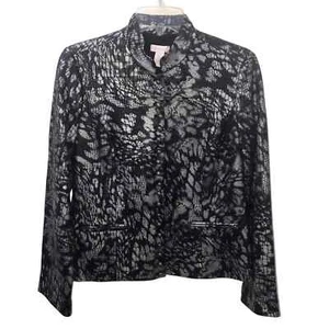 Chico’s Honorable Animal Helouise Snake Print Jacket Small - Picture 1 of 8