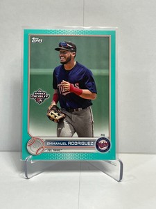 2022 Topps Pro Debut Aqua #PD20 Emmanuel Rodriguez  39/75