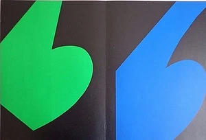 2 Ellsworth Kelly original lithographs, Derrière le Miroir (No. 110)1958 INV2676 - Picture 1 of 3
