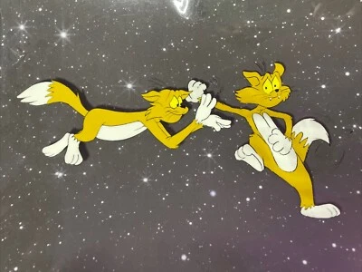 FRAIDY CAT Animación Celular Filmación Años 80’s 70’s Vintage Dibujos Animados Arte Tv Show I15 Foto 1 de 4