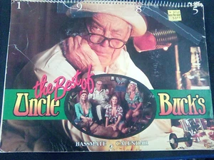 1985 Bass Pro Shops Wall Calendar The Best Of Uncle Buck’s Bassmate Calendar sm - Picture 1 of 2