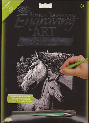 ROYAL+LANGNICKEL ENGRAVING ART PROJECT SILVER NIB 3 PIECE SET - image 1 of 2