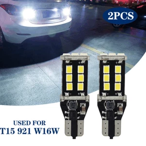 AUXITO 921 912 LED Reverse Backup Light Bulb 2400LM 6000K Super Bright T15 YL - Picture 1 of 10