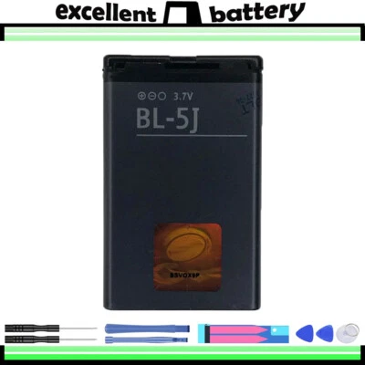 for NOKIA LUMIA 530 520 Battery BL-5J 1320mAh Good Quality — 第 1/4 张图片