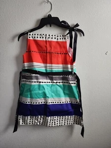 Handmade In Finland Girls Sleeveless Dress Sz 6 Marimekko Fabric Wearable Art!!! - Picture 1 of 3