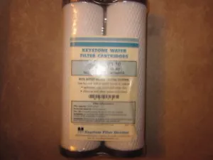 PORVAIR KEYSTONE HPT-10 Micron Sediment WATER FILTER 053268-030 2 pack - Picture 1 of 3