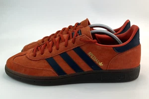 Adidas Handball Spezial Mens Trainers Orange Blue Gum Sneakers Shoes UK 10 - Picture 1 of 10