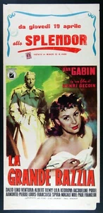 locandina film LA GRANDE RAZZIA SUR LA CHNOUF Jean Gabin Magalì Noël H.Decoin - Picture 1 of 1