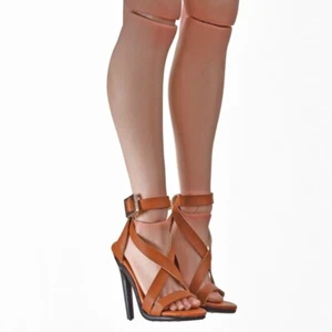 tan Shoes for 1/6 Worldbox AT201 202 Tbleague Phicen Auction figure Hottoys - Picture 1 of 5