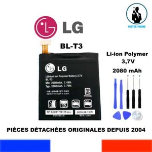 BATERIA DE ORIGEN BL-T3 BLT3 2080mAh 7,7Wh LG OPTIMUS VU VS950 P895 F100S F100L - Photo 1 sur 10