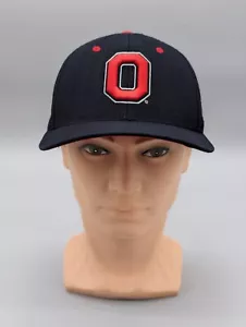 Zephyr College Baseball Football Black Ohio State Buckeyes Fitted Cap Hat 7 1/4 - Picture 1 of 9