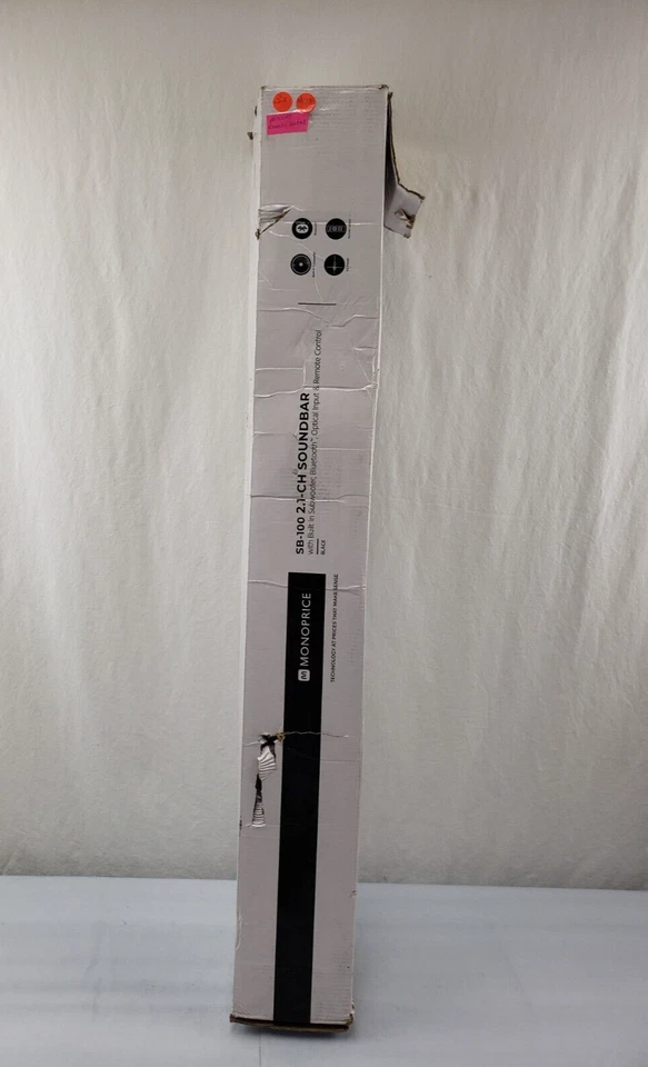 Nuevo 36" Monoprice SB-100 2.1-Ch Bluetooth Barra de Sonido Subwoofer Incorporado SIN CONTROL REMOTO Foto 1 de 4