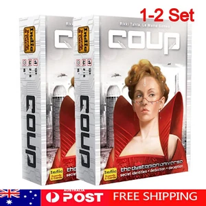 1/2Set Indie Boards & Cards Coup (The Dystopian Universe)-Family Party Card Game - Picture 1 of 15