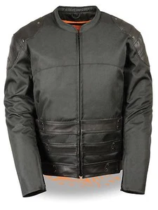 CHAQUETA DE RACER TEXTIL MOTOCICLETA SWAT PARA HOMBRE CON PANEL ÚNICO Y 2 BOLSILLOS PARA PISTOLA - Imagen 1 de 8