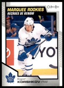 2020-21 UD O-Pee-Chee OPC Base Marquee Rookies #516 Egor Korshkov RC