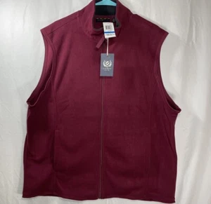 NWT Club Room Mens Solid Fleece Full-Zip Sweater Vest Size XL Extra Large - Picture 1 of 5