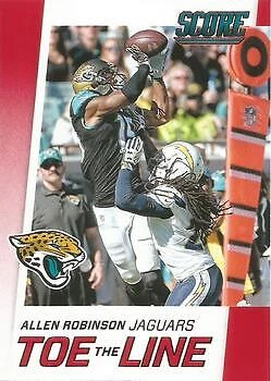 2016 Score #11 Allen Robinson Toe the Line Red NM - Image 1 of 2