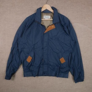 Vintage Forresters Men's Size Medium Windbreaker Jacket USA Made Golf Jacket - Picture 1 of 24