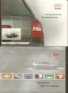 Manual de instrucciones alemán usado AUDI A6 Avant edición 7/2002 / 5 cuadernos - Imagen 1 de 2