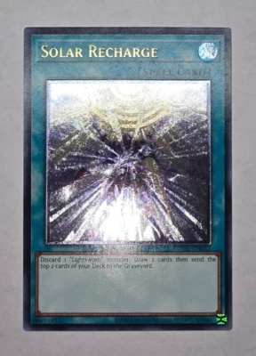 Yu-Gi-Oh! Solar Recharge - NM - Ultimate Rare - LODT-EN052 - Unlimited - Image 1 of 2