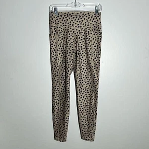 Gilly Hicks Hollister Leggings Leopardenmuster volle Länge Athleisure neutral - Bild 1 von 9