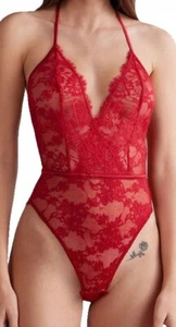 NEW Intimissimi A Special Moment Bodysuit Red Size M - Picture 1 of 5