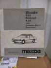 1990 Mazda 323 Protegé 4x4 Repair Manual Supplement