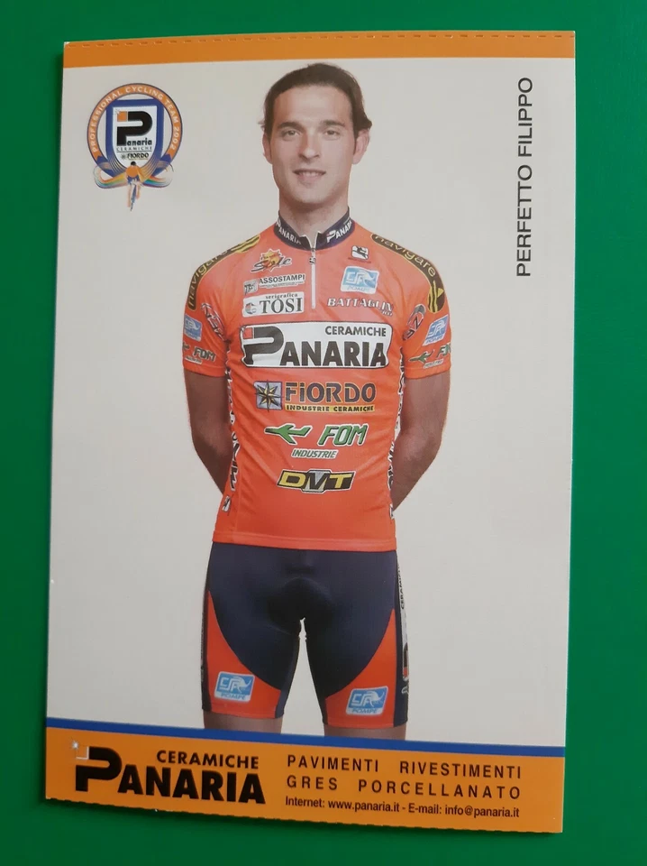 CYCLISME carte cycliste FILIPPO PERFETTO équipe CERAMICHE PANARIA 2002 - Photo 1/1