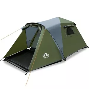 Family 3 Person Quick and Easy Setup Tent Rainproof Camping Hiking Equipment - Picture 1 of 12