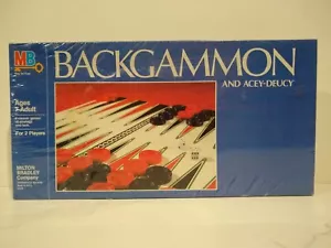 Vtg Sealed Milton Bradley Backgammon And Acey-Deucey Game. 4319 - Picture 1 of 1