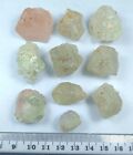 100 GM Pink & Green color Fluorite Crystals from skardu, Pakistan * 10 pieces *