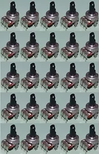 25 ollas cónicas lineales de 10 k con potenciómetro de retención central pines B para PC - Imagen 1 de 3