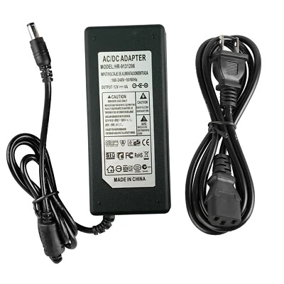 DC 12V 6A 72W Power Supply Adapter AC 100-240V for LCD Controller Monitor Board - Image 1 of 4