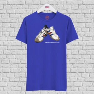 Warwick Road Navy Bio Baumwolle T-Shirt für Fans Carlisle United Geschenk - Bild 1 von 2