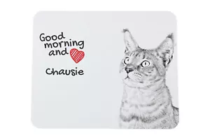 Chausie Tapis de Souris Avec Chat Art-Dog - Photo 1/7