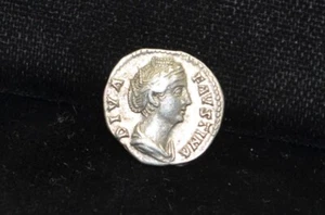 Roman Empire Faustina I Wife of Antoninus 141 AD Silver Denarius #KTM10018 - Picture 1 of 4