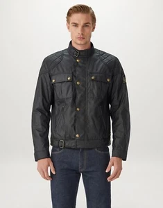 Stunning Men's XL BELSTAFF Brookstone Biker Jacket RRP £425 - V. GOOD Condition - Picture 1 of 24