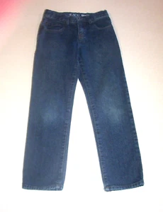 Pantalones de mezclilla de algodón azul piernas rectas The Children's Place para niños 8 - Imagen 1 de 2