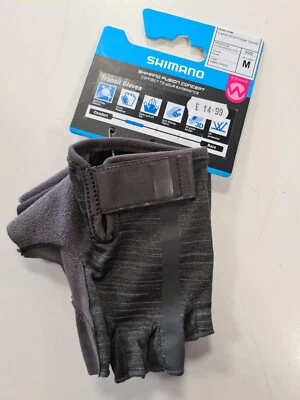 Guantes de ciclismo Shimano Transit para mujer dedo corto, ciclismo, equitación, cuervo. Foto 1 de 4